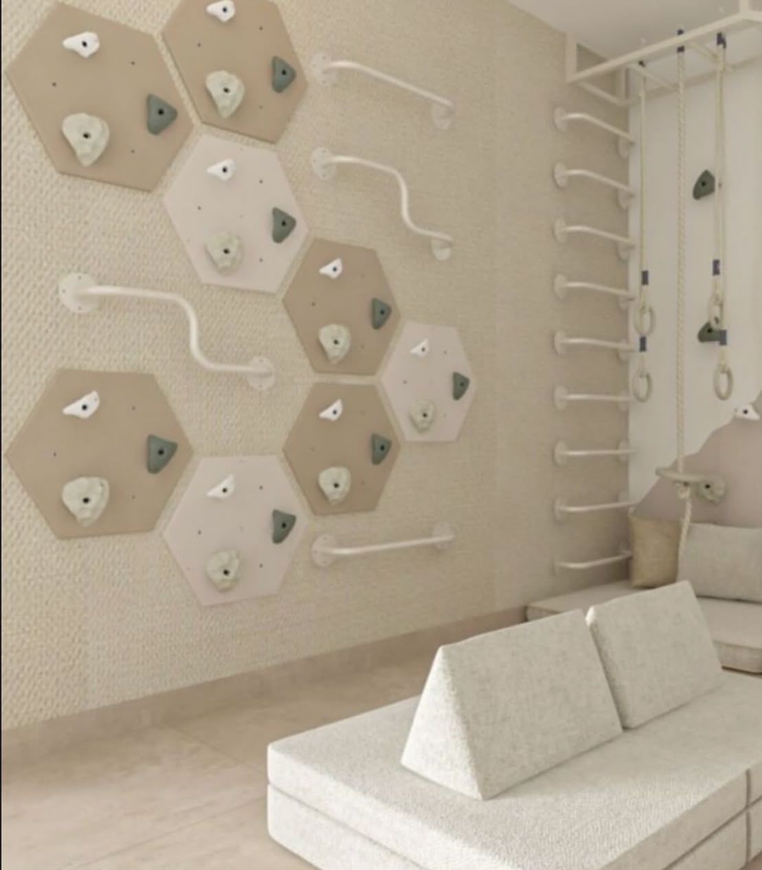 Kids climbing wall feature Dubai